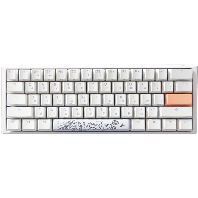 Клавіатура і миші - Клавіатура Ducky One 3 Mini Cherry MX Silent Red RGB White UA механічна (DKON2161ST-SUAPXPWWWSC1)#2