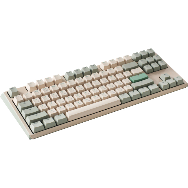 Клавиатура и мыши - Клавиатура Ducky One 3 TKL Cherry MX Silent Red Matcha Cream UA механическая (DKON2187-SUAPXМAEGGC1)#2