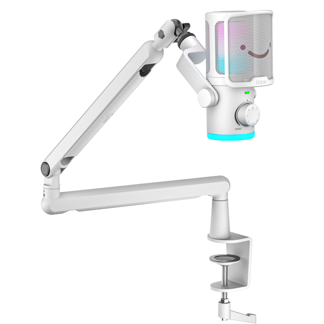 Микрофоны - Микрофон конденсаторный Fifine USB White (TAM6W) #4