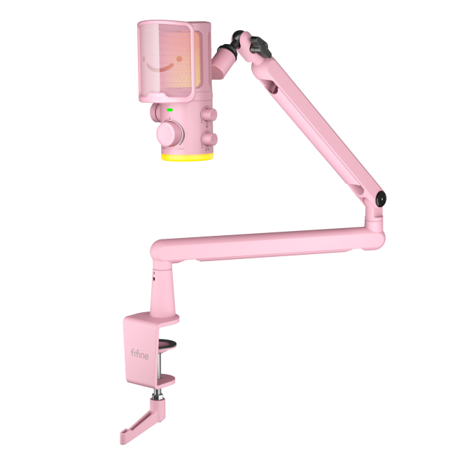 Микрофоны - Микрофон конденсаторный Fifine USB Pink (TAM6P)#4