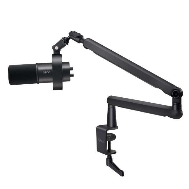 Мікрофони - Мікрофон динамічний Fifine USB/XLR Black (T688)#2