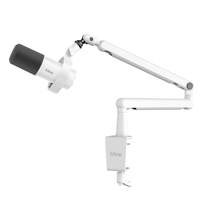 Мікрофони - Мікрофон динамічний Fifine USB/XLR White (T688W) #2