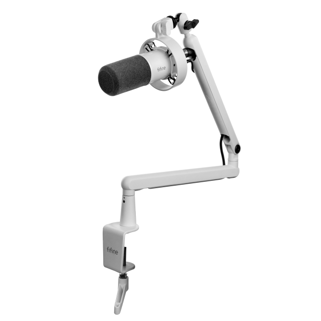 Мікрофони - Мікрофон динамічний Fifine USB/XLR White (T688W) #3
