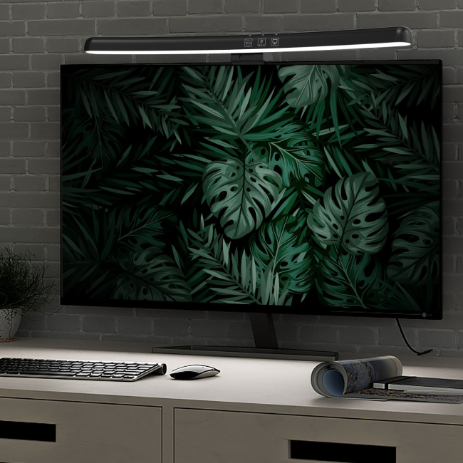 Мебель для геймеров - Лампа для монитора OfficePro Black (SL100B)#7