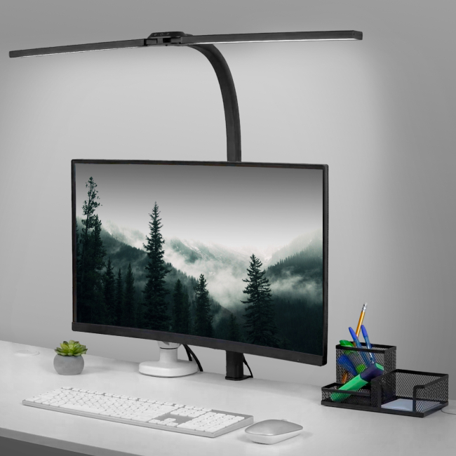 Меблі для геймерів - Лампа для монітору Officepro Black (SL210B)#8