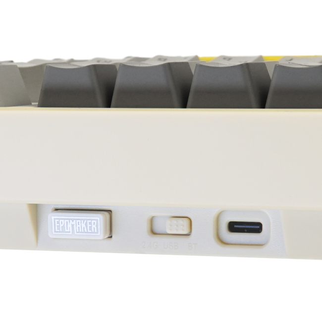 Клавіатура і миші - Клавіатура Epomaker TH80 Pro V2 75% Wisteria Tactile Switch Hot-Swap LCD Screen RGB White UA (TH80-PROV2-W-WT)#4