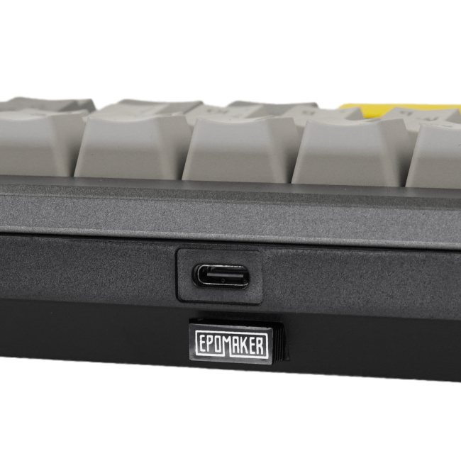 Клавіатура і миші - Клавіатура Epomaker Shadow-X 70% Flamingo Switch Hot-Swap LCD Screen RGB Black UA (SHX-B-F)#4