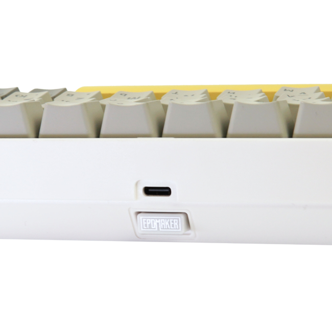 Клавіатура і миші - Клавіатура Epomaker EP64 60% Mulan Switch Hot-Swap RGB White UA (EP64-W-M)#3
