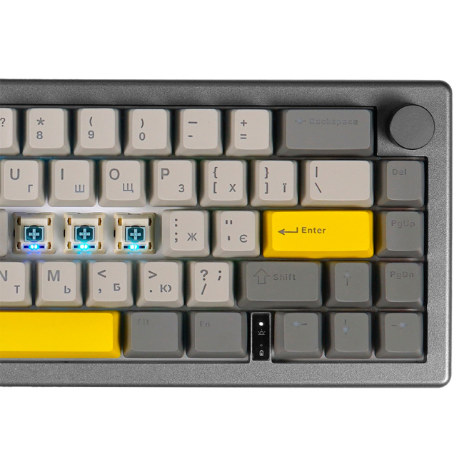 Клавіатура і миші - Клавіатура Epomaker 65% Budgerigar V2 Switch Hot-Swap RGB Black UA (EK68-B-BV2)#2