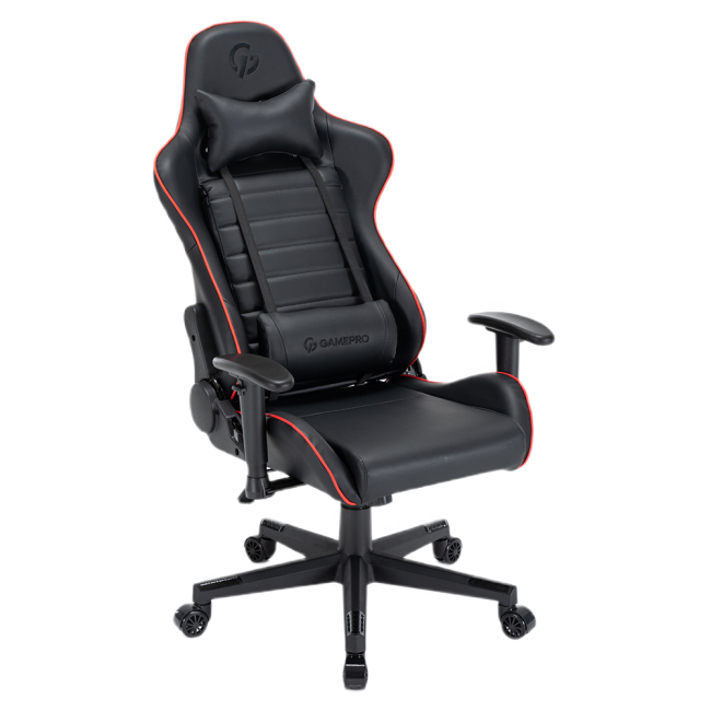 Мебель для геймеров - Кресло геймерское GamePro Rush Black-Red (GC-575-Black-Red)#6