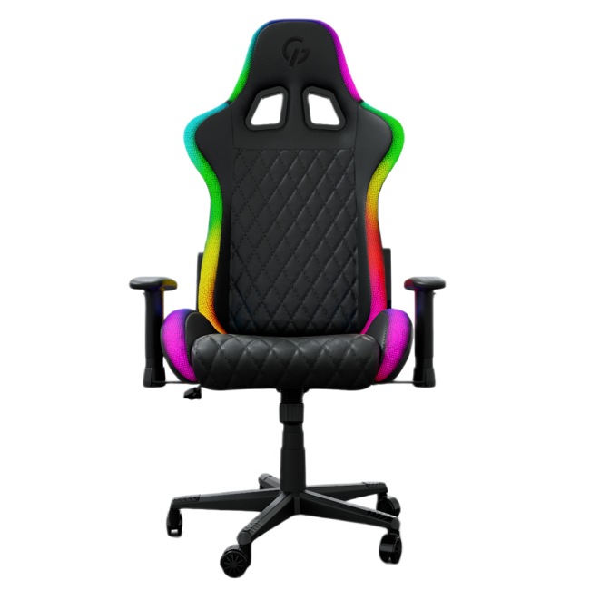 Меблі для геймерів - Крісло геймерське GamePro Hero RGB (GC-700-Black)#4