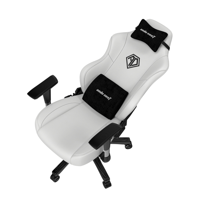 Меблі для геймерів - Крісло геймерське Anda seat Phantom 3 White Size L (AD18Y-06-W-PV)#5