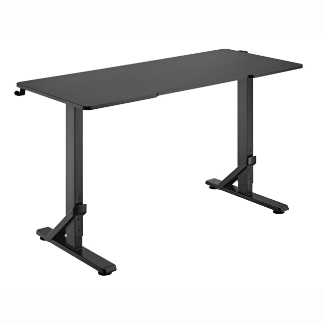 Меблі для геймерів - Комп'ютерний стіл GamePro чорний (GD214)#4