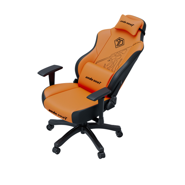 Меблі для геймерів - Крісло Anda seat Phantom 3 Tiger edition Orange PVC Size L (AD18Y-14-OB-PV/C)#6