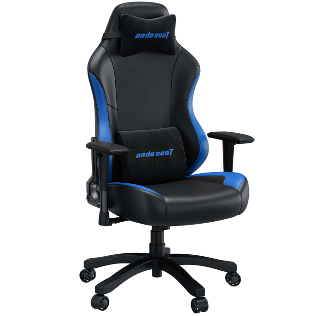 Меблі для геймерів - Крісло Anda seat Luna color Size L Black/​blue ​PVC (AD18-48-BS-PV)#2