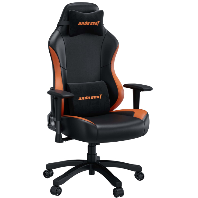 Меблі для геймерів - Крісло Anda seat Luna color Size L Black/orange PVC (AD18-48-BO-PV)#2