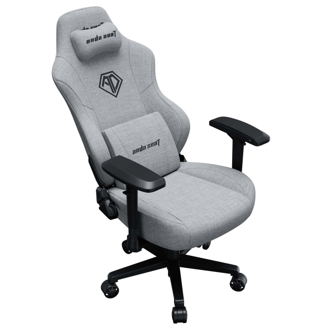 Меблі для геймерів - Крісло Anda seat Phantom 3 Pro Grey Fabric Size L (AD18YC-06-G-F)#4