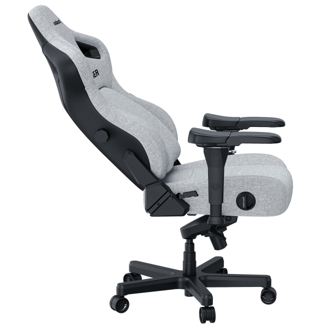 Меблі для геймерів - Крісло Anda seat Kaiser 4 Size XL Gray Linen fabric (AD12YDDC-XLL-20-G-CF)#3