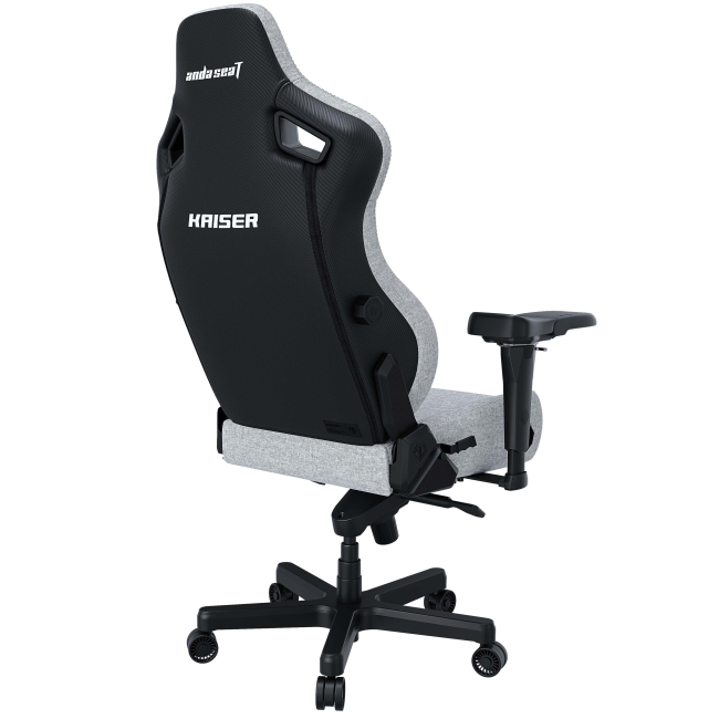 Меблі для геймерів - Крісло Anda seat Kaiser 4 Size XL Gray Linen fabric (AD12YDDC-XLL-20-G-CF)#4