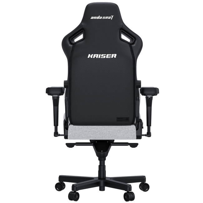 Меблі для геймерів - Крісло Anda seat Kaiser 4 Size XL Gray Linen fabric (AD12YDDC-XLL-20-G-CF)#5