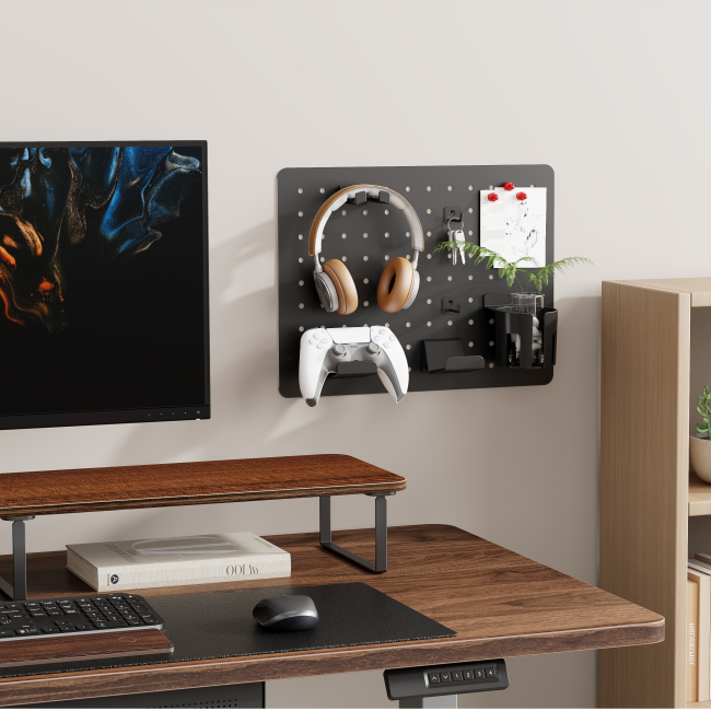 Мебель для геймеров - Настенная доска-органайзер OfficePro Black (WO600B)#2