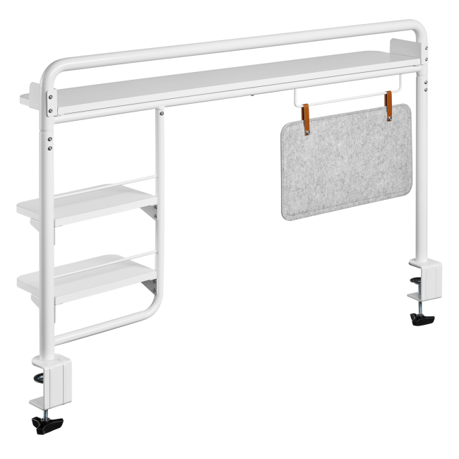 Мебель для геймеров - Настольная полка-органайзер OfficePro White (DS253W)#3