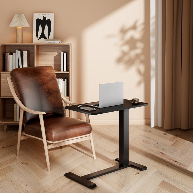 Мебель для геймеров - Cтол OfficePro black с регулировкой высоты (ODM366BK)#9