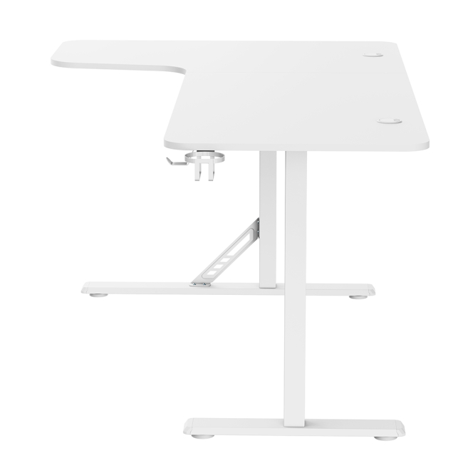 Меблі для геймерів - Комп'ютерний стіл GamePro white (GDC216W)#4