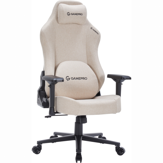 Меблі для геймерів - Ігрове крісло Gamepro Size L Fabric Beige (FGC750G)#2