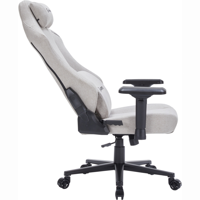 Мебель для геймеров - Игровое кресло Gamepro Size L Fabric Light Grey (FGC750G) (FGC750LG)#5