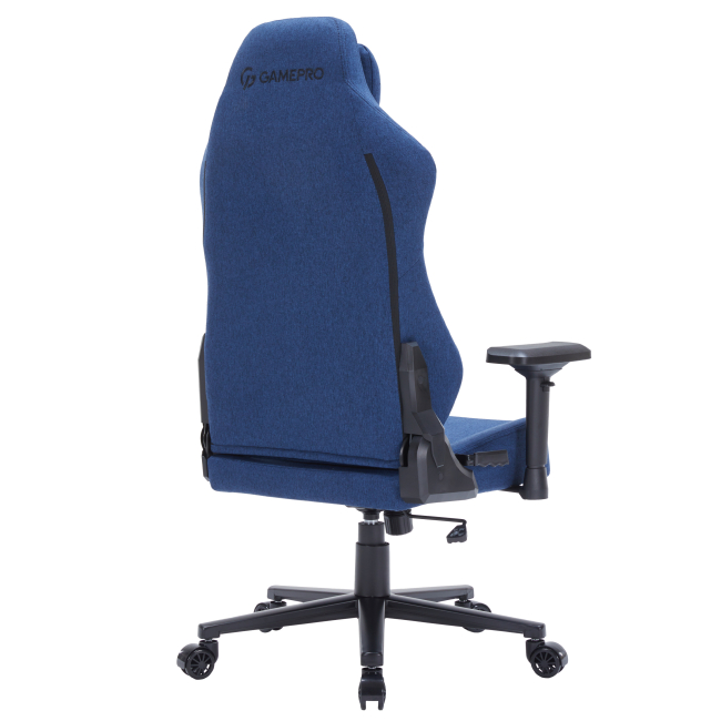 Меблі для геймерів - Ігрове крісло Gamepro Size L Fabric Dark Blue (FGC750DB)#3