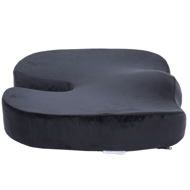 Мебель для геймеров - Подушка для сидения OfficePro Velor black (SP750B)#3