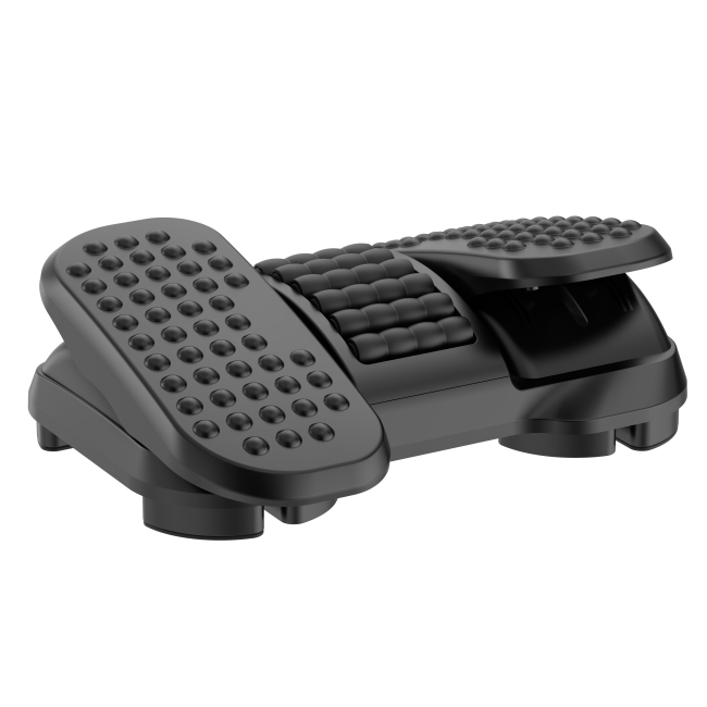 Мебель для геймеров - Подставка для ног OfficePro Регулируемая массажная Black (FR730)#2