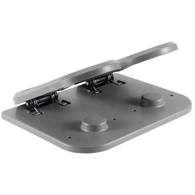 Меблі для геймерів - Підставка для ніг OfficePro із фітнес-степерами Grey (FR950)#3