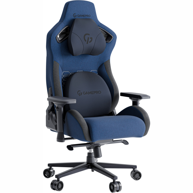 Меблі для геймерів - Ігрове крісло Gamepro Size XL Fabric Dark Blue (GC900DB)#3