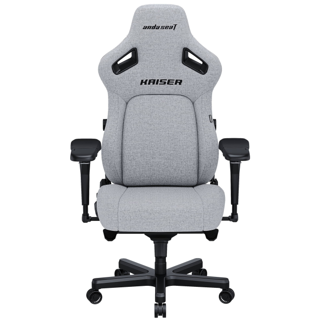 Меблі для геймерів - Крісло Anda seat Kaiser 4 Size L Gray Linen fabric (AD12YDDC-L-20-G-CF)#2