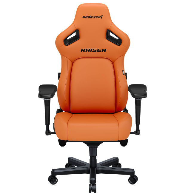 Меблі для геймерів - Крісло Anda seat Kaiser 4 Size L Maroon Orange Premium PVC (AD12YDDC-L-20-O-PV/C)#2