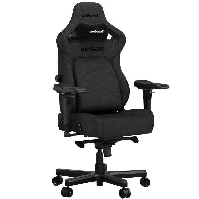 Меблі для геймерів - Крісло Anda seat Kaiser 4 Size XL Dark gray Linen fabric (AD12YDDC-XLL-20-GB-CF)#2
