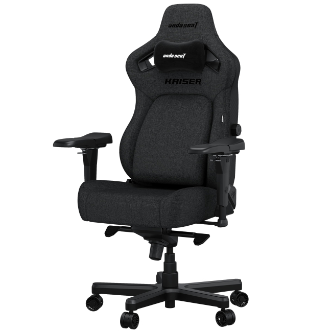Меблі для геймерів - Крісло Anda seat Kaiser 4 Size XL Dark gray Linen fabric (AD12YDDC-XLL-20-GB-CF)#3