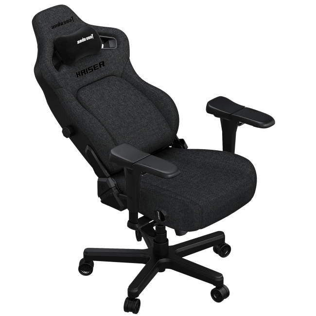 Меблі для геймерів - Крісло Anda seat Kaiser 4 Size XL Dark gray Linen fabric (AD12YDDC-XLL-20-GB-CF)#4