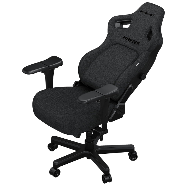 Меблі для геймерів - Крісло Anda seat Kaiser 4 Size XL Dark gray Linen fabric (AD12YDDC-XLL-20-GB-CF)#5