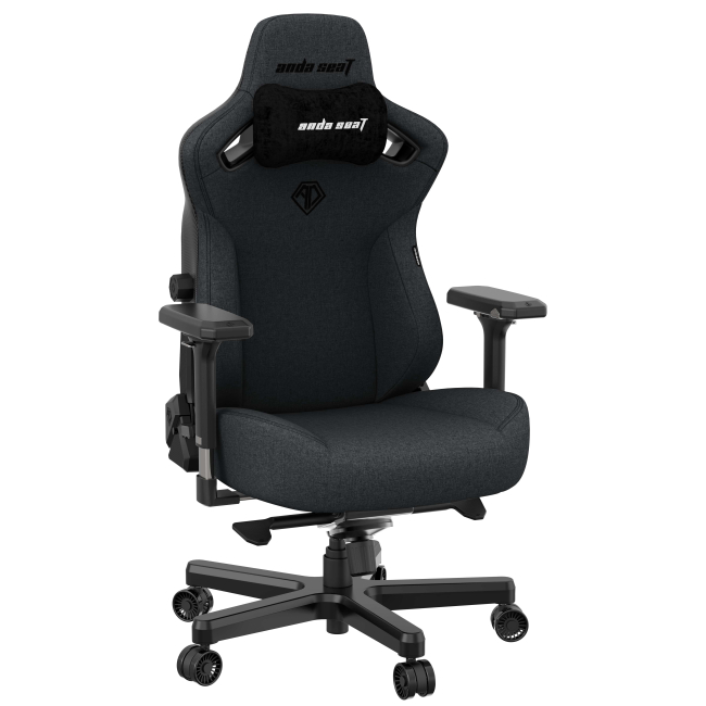 Меблі для геймерів - Крісло Anda seat Kaiser 3 Size XL Dark gray Linen fabric (AD12YDC-XL-01-GB-CF)#2