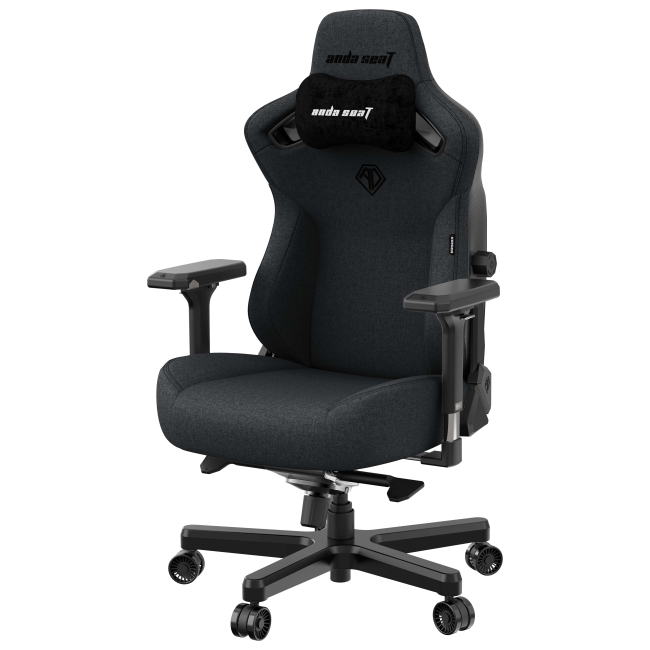 Мебель для геймеров - Кресло Anda seat Kaiser 3 Size L Dark gray Linen fabric (AD12YDC-L-01-GB-CF)#3
