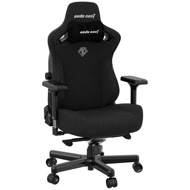 Меблі для геймерів - Крісло Anda seat Kaiser 3 Black fabric Size L (AD12YDC-L-01-B-CF)#2