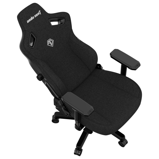 Меблі для геймерів - Крісло Anda seat Kaiser 3 Black fabric Size L (AD12YDC-L-01-B-CF)#5