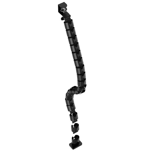 Мебель для геймеров - Органайзер для кабеля OfficePro Black (CM730B)#4