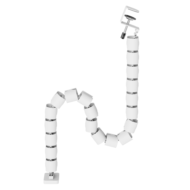 Меблі для геймерів - Органайзер для кабелю OfficePro White (CM730W)#3