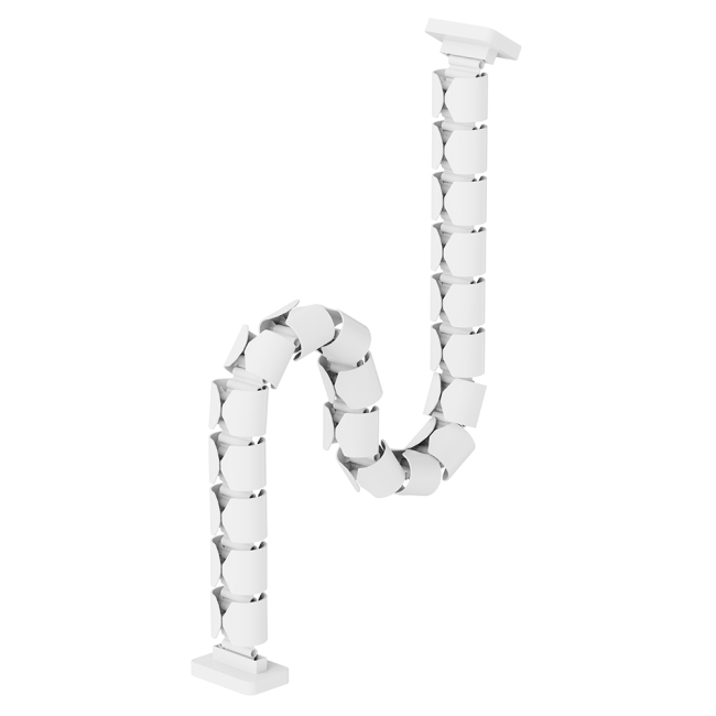 Мебель для геймеров - Органайзер для кабеля OfficePro White (CM790W)#3