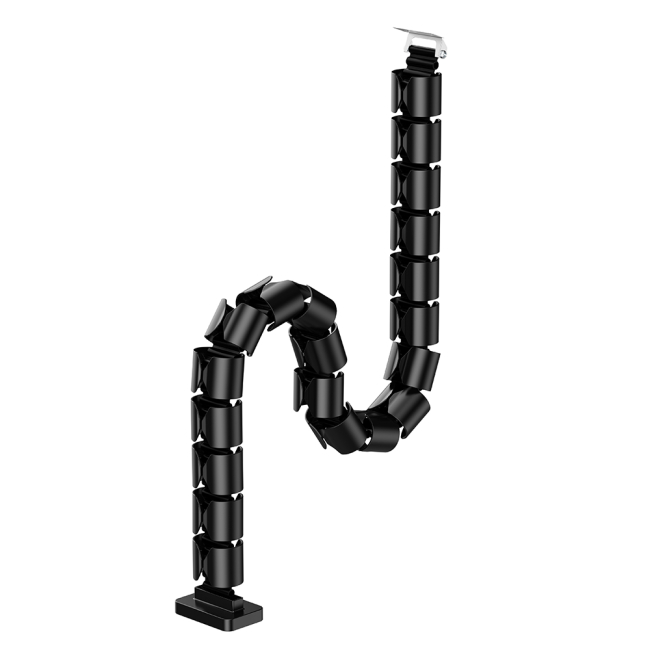 Мебель для геймеров - Органайзер для кабеля OfficePro Black (CM630B)#2