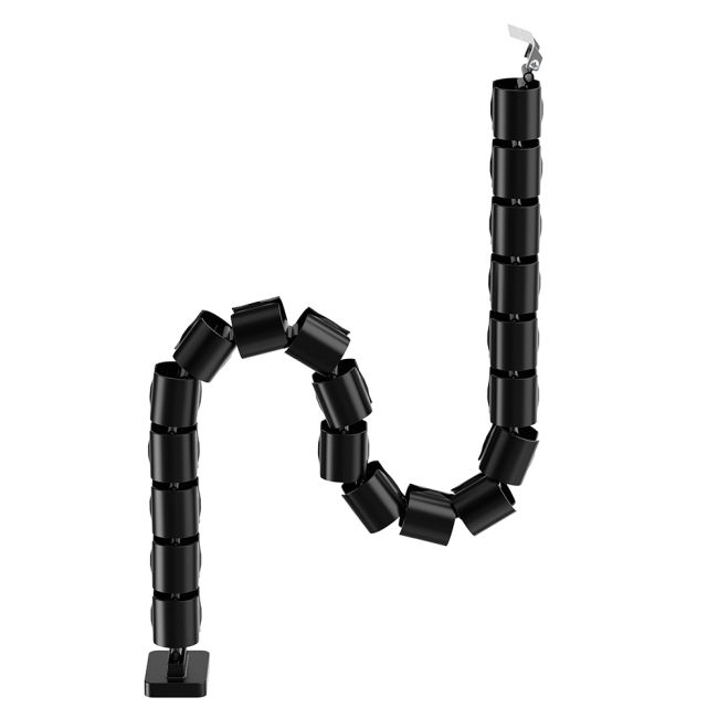 Мебель для геймеров - Органайзер для кабеля OfficePro Black (CM630B)#3